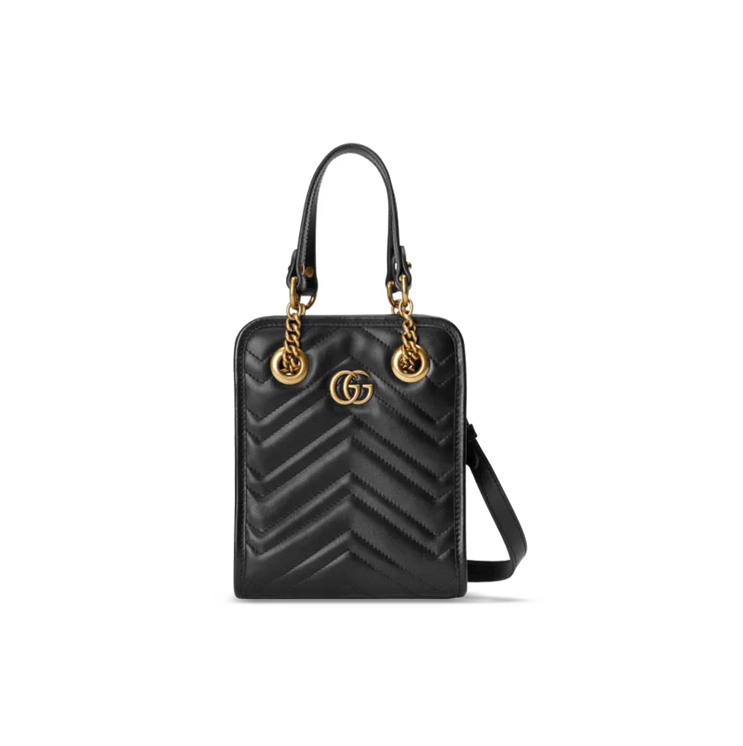 GUCCI GG MARMONT MATELASSÉ MINI BAG 696123 (19*16*7cm）